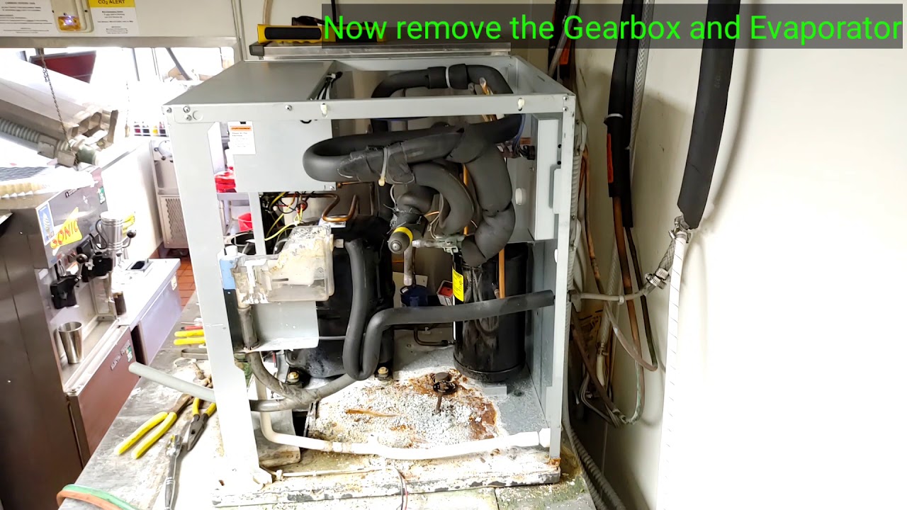 Scotsman Ice Machine Gearbox Swap DIY Time Lapse YouTube