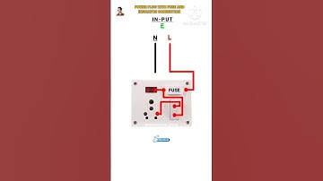 Power Socket Connection 1 Fuse 1 indicator 1 Switch 1 Socket #electricwiring #youtubeshorts