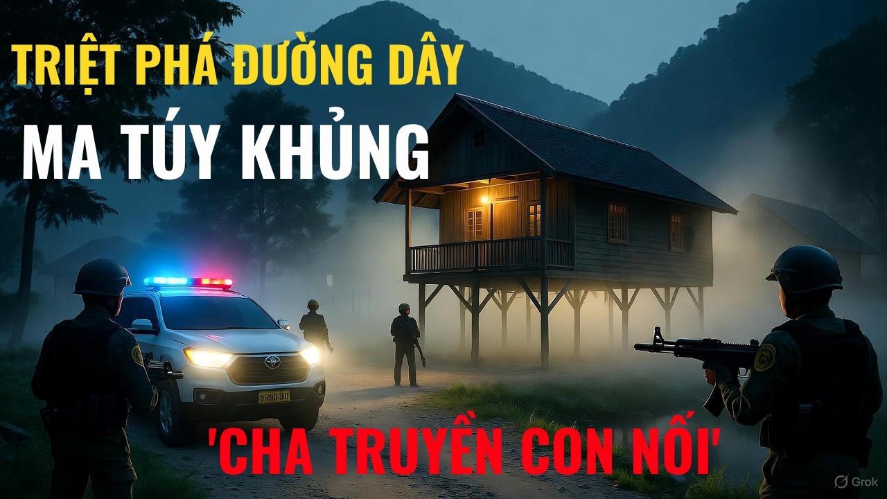 Triệt phá đường dây ma túy khủng 