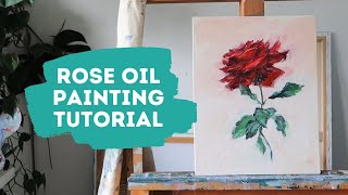 Rose Oil Painting Tutorial