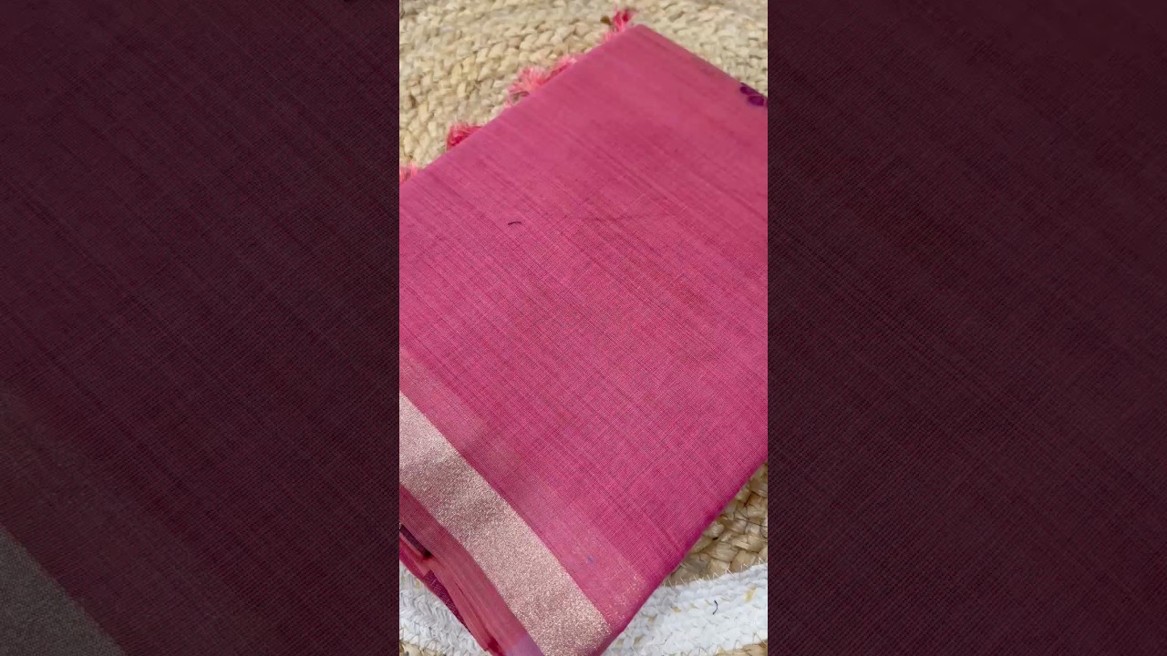 Soft Muga Cotton Rich Flowery Saree
