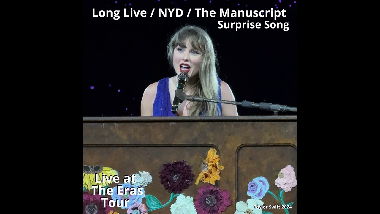 299 Taylor Swift - Long Live / New Year's Day / The Manuscript | Vancouver - Dec 8, 2024