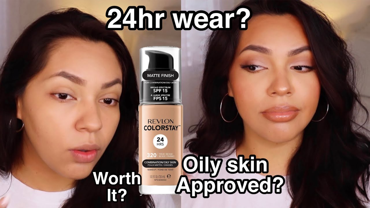 REVLON COLORSTAY 24 hr foundation review + wear test