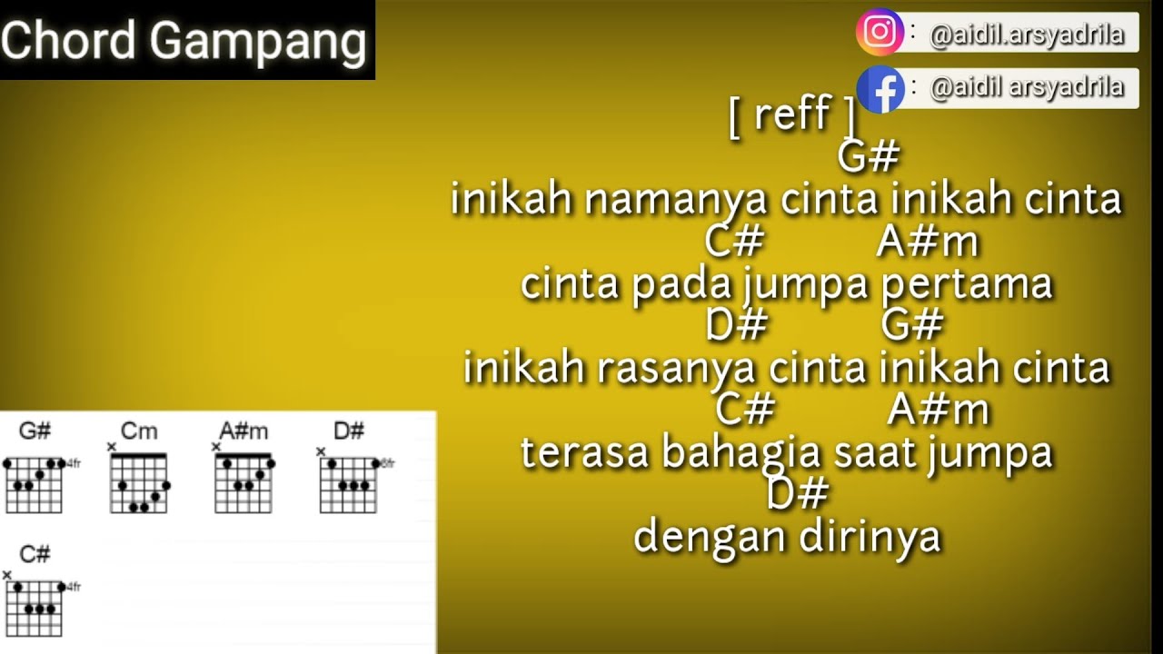 Chord Gampang Inikah Cinta Tutorial Chord Lagu Gitar Lirik Youtube Streaming online full album serta dapatkan koleksi playlist download lagu inikah namanya cinta mp3 gratis 320kbps (3.29 mb). youtube