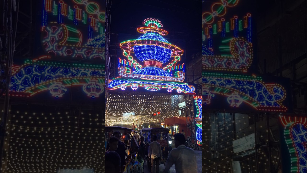 Diwali Street Lights at Kolkata #kolkata #diwali #trending #shorts