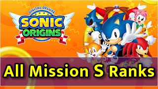 Sonic Origins - All Missions S Rank