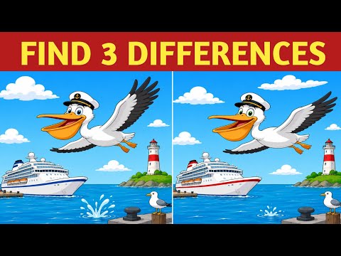 Spot The Difference Brain Training🧠| Use Your Sharp Eyes And Smart Brain  To Solve This Puzzle