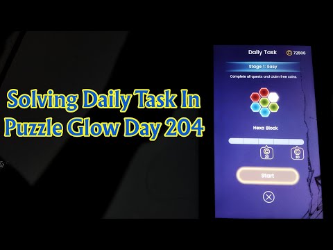 Solving Daily Task In Puzzle Glow Day 204
