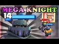 BOOSTED LEVEL 14 MEGA KNIGHT VS LEVEL 10🍊