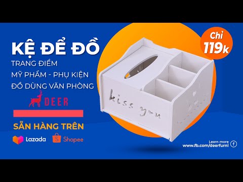 Video Kệ Để Đồ Trang Điểm, Để Mỹ Phẩm, Để Điện Thoại, Phụ... - youtube