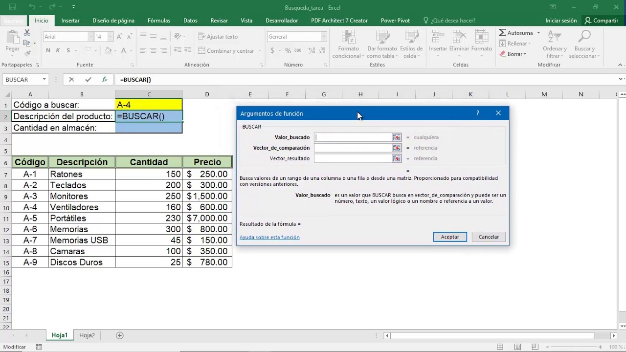 Excel - Buscar - YouTube