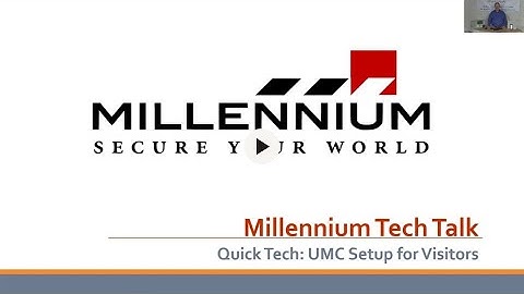 Tech Talk: UMC/Bluetooth Tokens Setup for Visitors