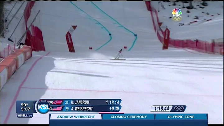 GLOBAL-Andrew Weibrecht's silver medal win