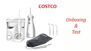 Waterpik Ultra Plus and Cordless Pearl Water Flosser Combo Pack | Costco | Unboxing & Test