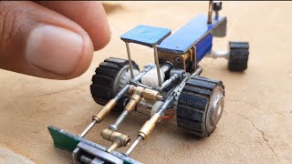 how to make a tractor machine motor - science project / diy tractor, mini tractor, tractor project,