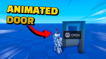 How to Make an Animated Door in Roblox Studio! | Tutorial
