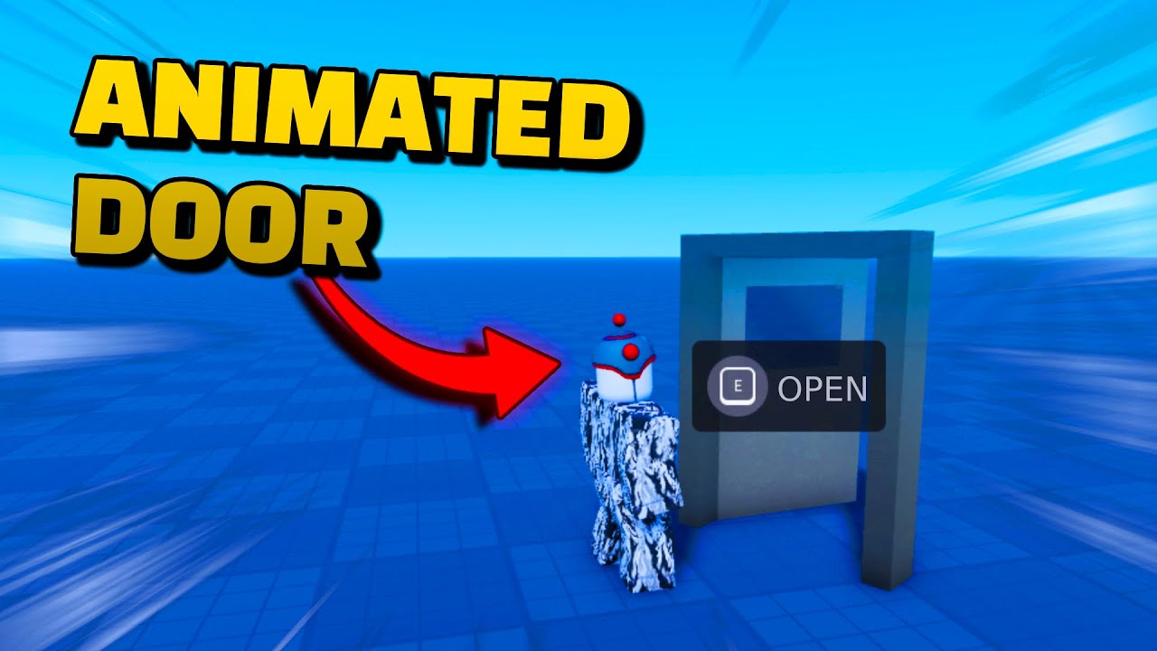 How to Make an Animated Door in Roblox Studio! | Tutorial - YouTube
