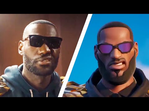 LeBron James Real-Life Fortnite Commercial