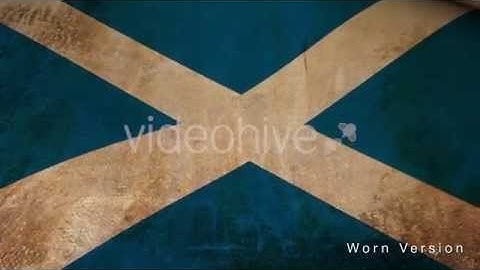 Scotland Flag Seamless Loop