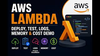 Famous 23. AWS Lambda function | Deploy, Test, Logs, Memory & Cost Demo Profile