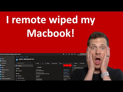 Video: Můžete vzdáleně vymazat Macbook?