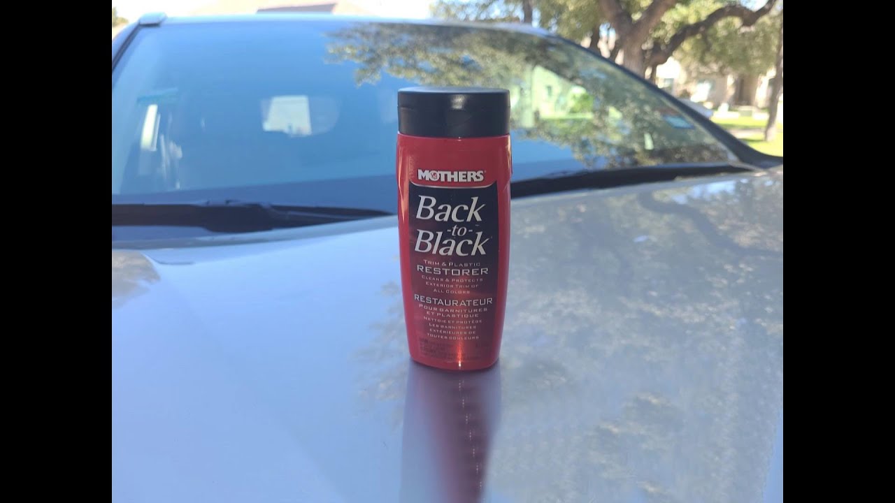 Mothers 06112 Back-to-Black Automotive Trim and Plastic Restorer 12 oz (2  Pack)