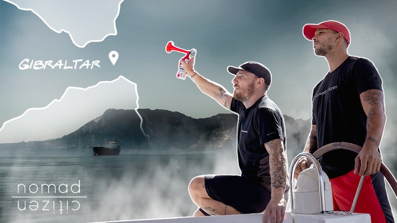 WE ALMOST HIT A SHIP IN THE HAZE 😬😶‍🌫️ STRAIT OF GIBRALTAR