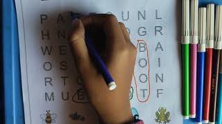 Word Search 🔍/Find Words related to Spring/ Finding Words/Preschool Activities/Learning words/Fun 😊