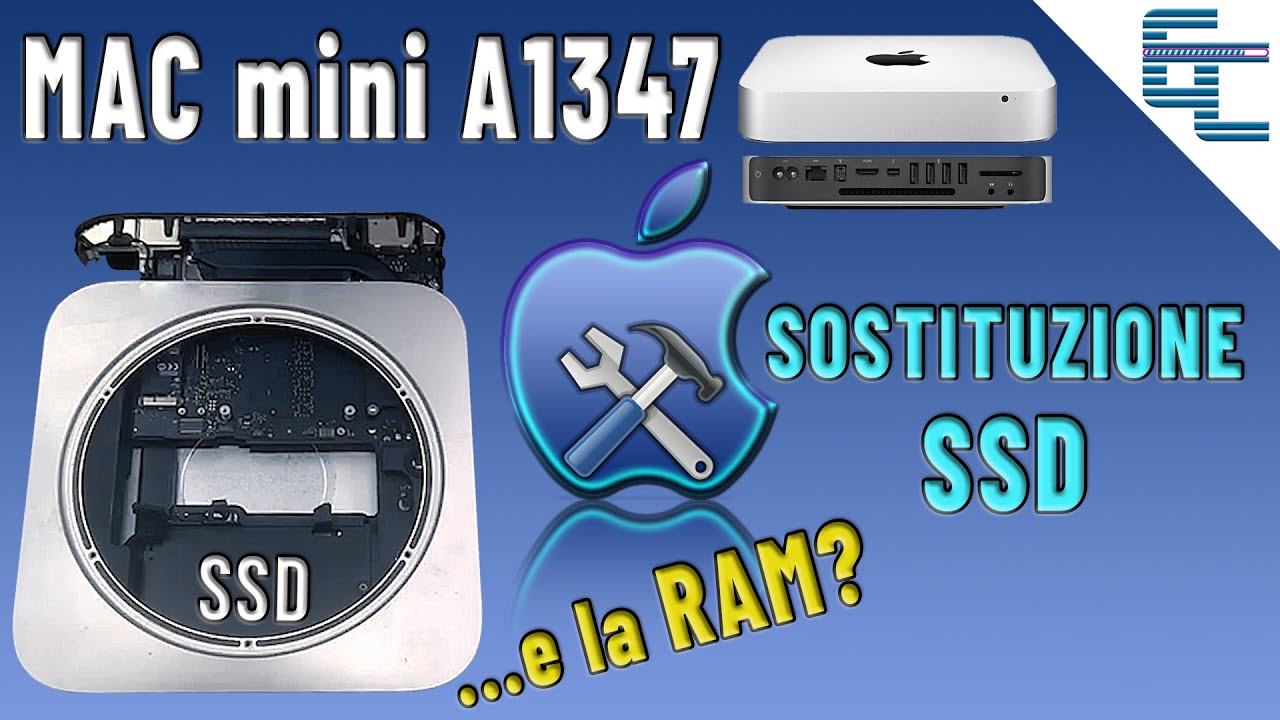 Mac Mini A1347 disassembly per sostituzione SSD...e la RAM❓ - YouTube