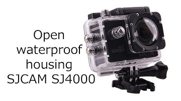 How to Open The SJCAM SJ4000 Waterproof Housing