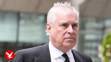 Prince Andrew makes rare public appearance alongside royals at Duchess of Kent’s funeral
