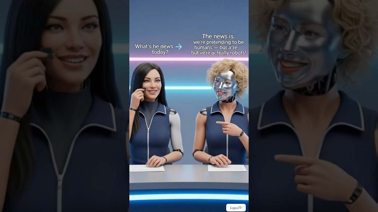 Cyber News Comedy — We’re Not Humans! 🤖😂 