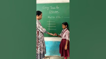 Easy trick for Division #shortsviral #govtschool #easy #maths #shortcut