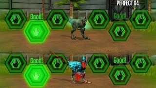DELTA VS TROODON CODE 19 COMPSOVENATOR VS COMPSOGNATHUS BATTLE STAGE | JURASSIC WORLD THE GAME
