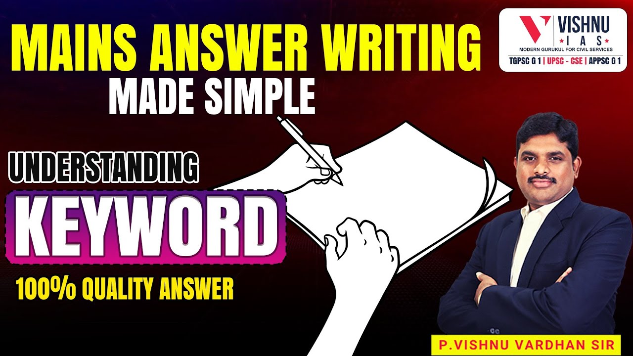How to write a good answer based on key words? Learn how keywords can ...
