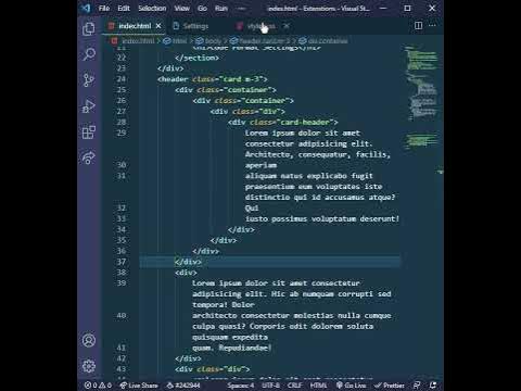 How to Format Code in VS Code | Vs Code Settings | Html | Css - YouTube