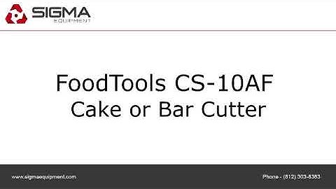 FoodTools CS-10AF Cake or Bar Cutter.