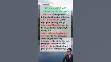 Sấy ấm 6 vùng này để càng ngày càng khoẻ #shorts #suckhoe #buicamgiang #songkhoe