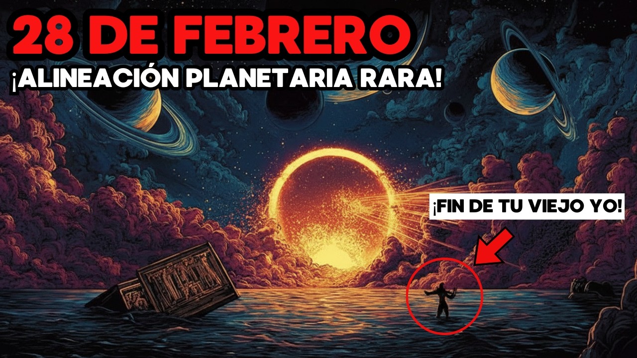 ⚠️ 28 FEBRERO 2026 🌌 ALINEACIÓN PLANETARIA RARA: El ÚLTIMO día del mes lo CAMBIA TODO