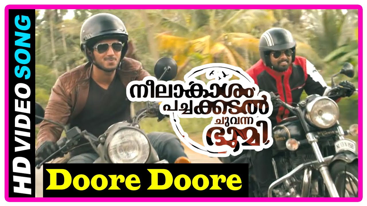 Neelakasham Pachakadal Chuvanna Bhoomi Movie  Songs  Doore Doore song  Dulquer  Sunny