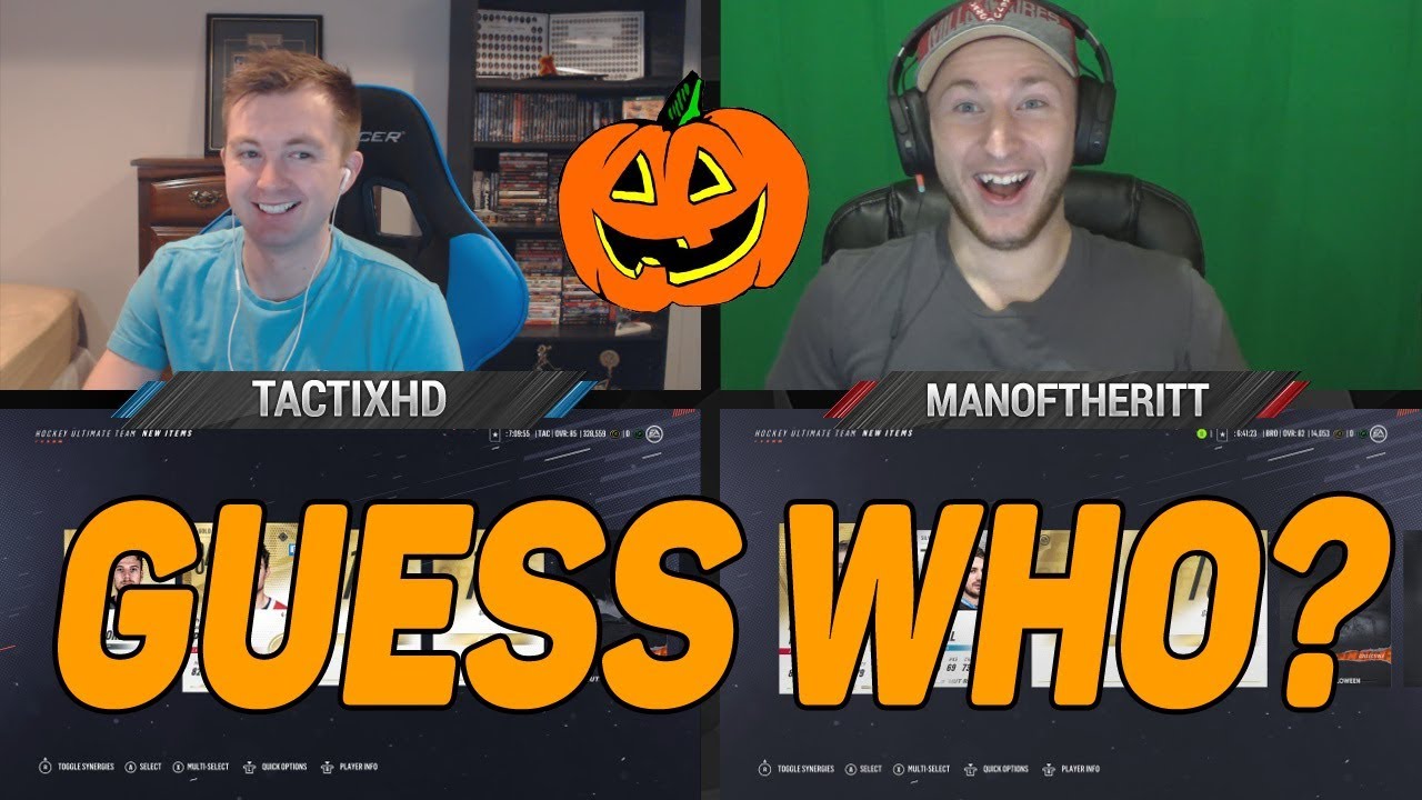 NHL 19 HUT - HALLOWEEN GUESS WHO PACK OPENING! w/ ManOfTheRitt