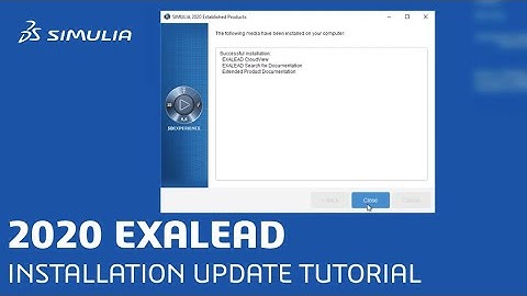 SIMULIA Documentation Installation 2020 with EXALEAD| User How-To| Dassault Systemes
