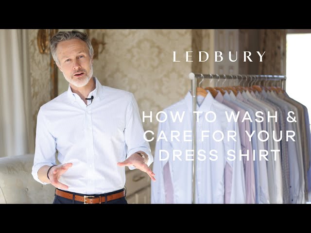 How to Wash and Care for Your Dress Shirt | Expert Tips from Ledbury CEO  Paul Trible - YouTube