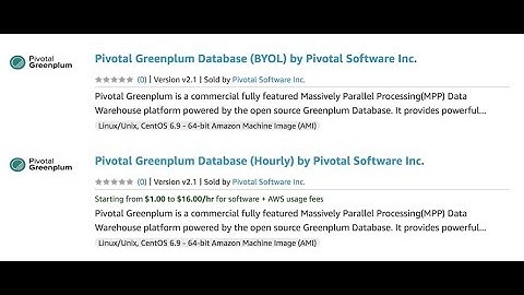 Pivotal Greenplum on the AWS Marketplace - Complete Tutorial