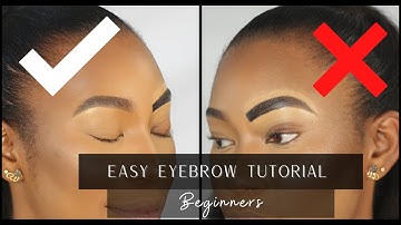 Quick and Easy Eyebrow Tutorial (Beginner Friendly) || Nwanneka C.