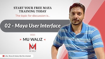 02 Maya User Interface | Introduction To Maya Software | Your Gateway to 3D Magic