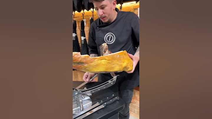Diz aí nos comentários quais erros vc já cometeu quando se deparou com uma peça de jamón