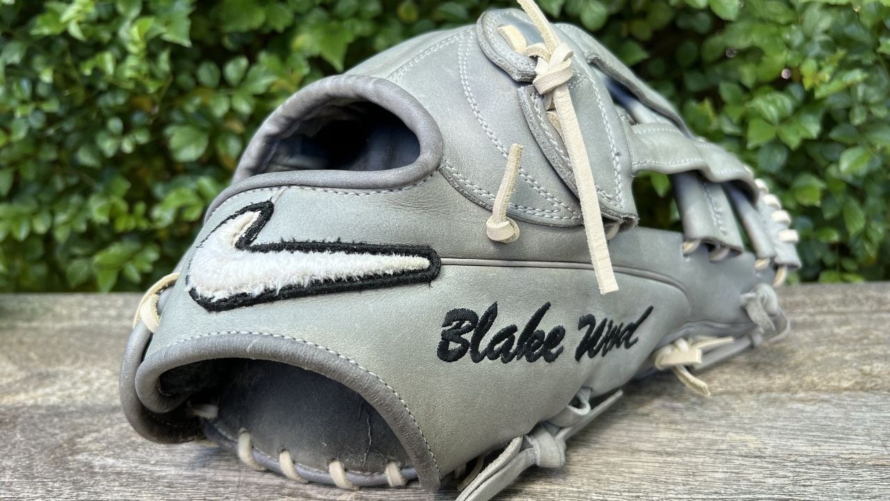 Blake Wood pro-issue Nike Shado Elite J Shagging Baseball Glove
