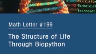 #199 The Structure of Life Through Biopython