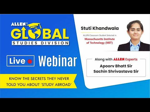 webinar-by-stuti-khandwala-(mit,-usa)-with-allen-kota-experts;-gre,-gmat,-sat,-act,-toefl,-ielts